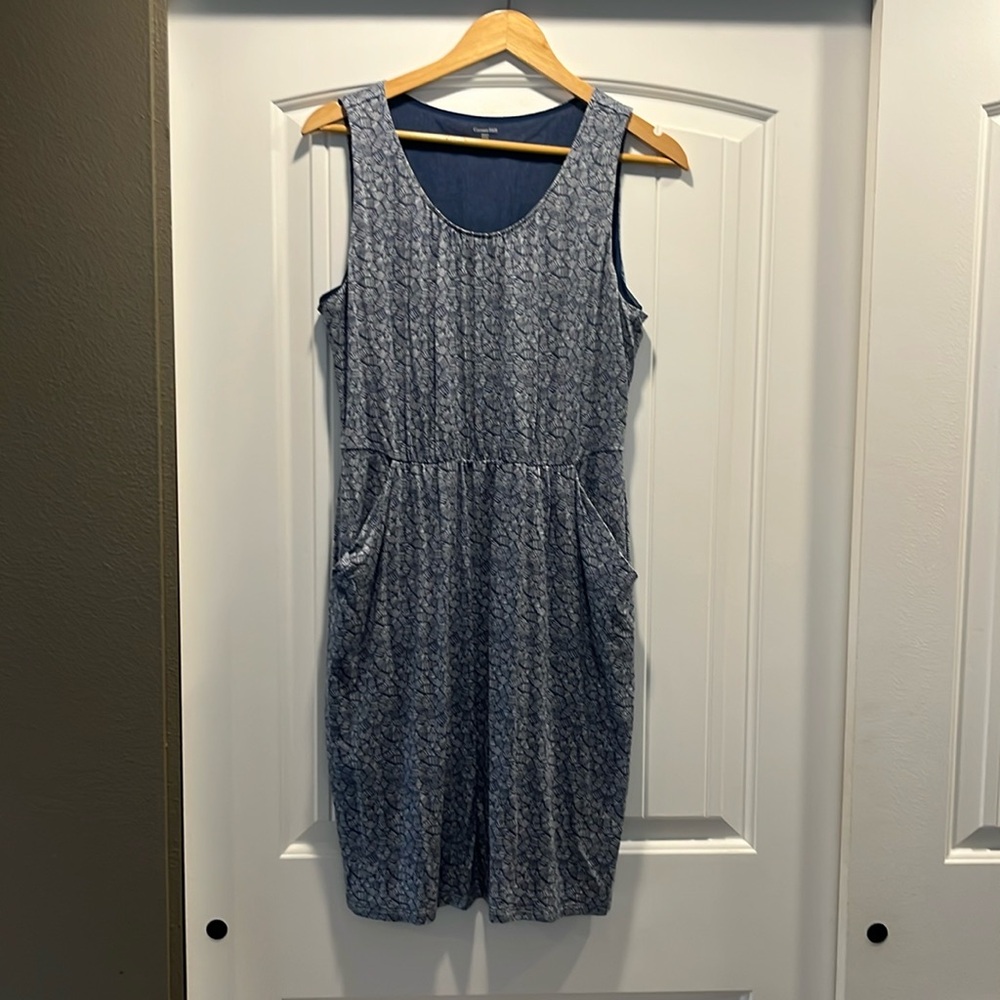 Garnet Hill sleeveless pocket dress